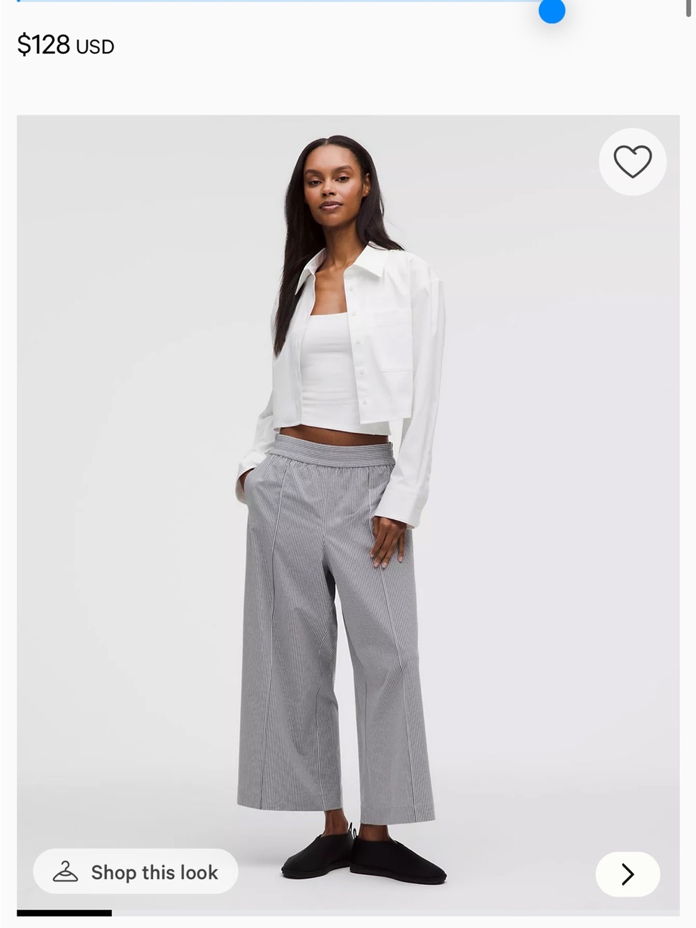 lululemon athletica Breezily Mid-Rise Cropped Wide-Leg Pants